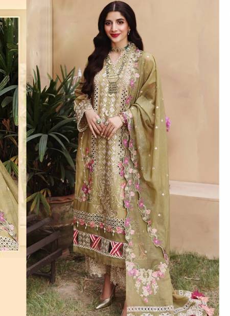 Chikoo Colour ELAF VOL 2 Dinsaa New latest Designer Cotton Salwar Suit Collection 127